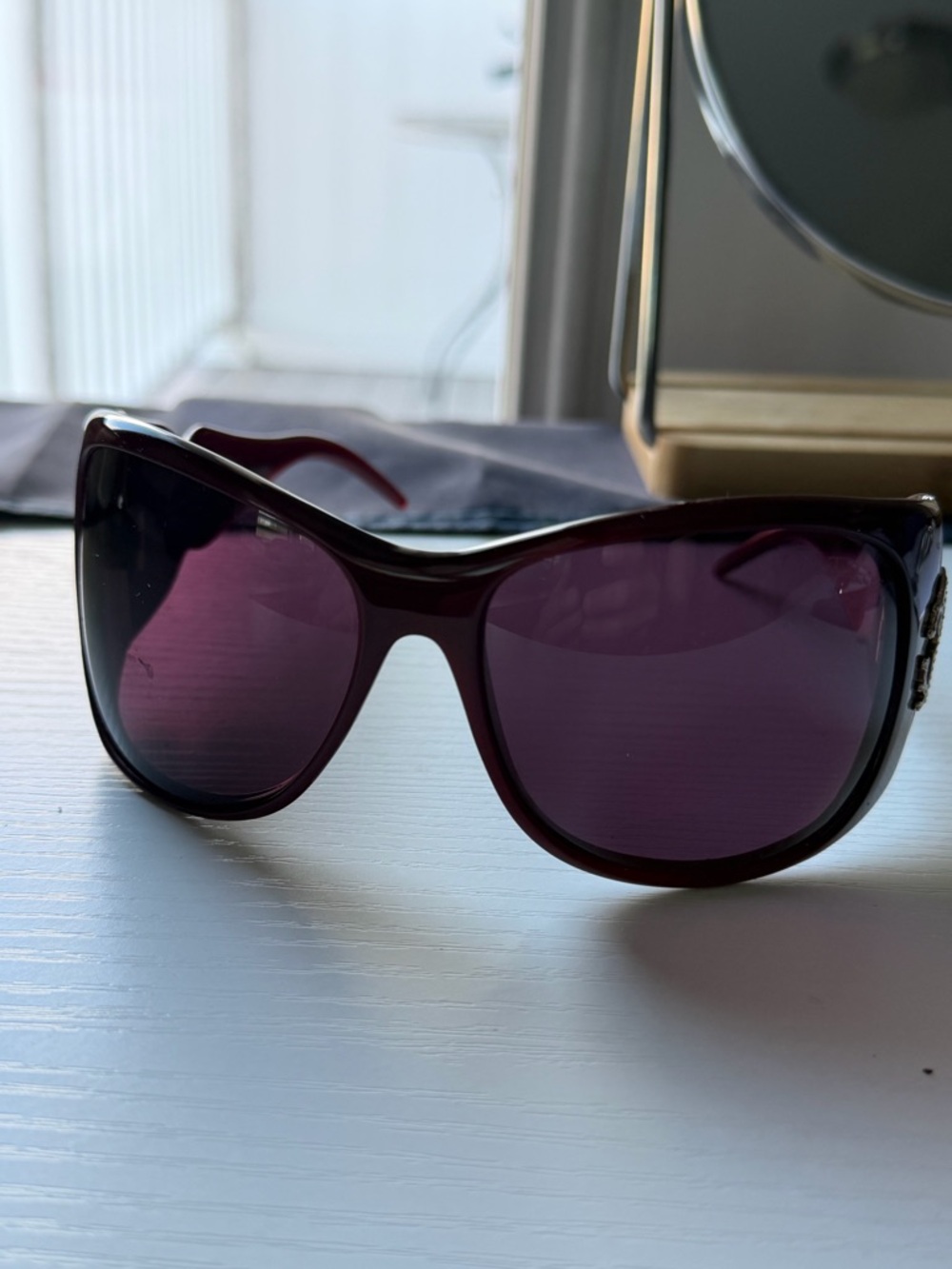 Roberto Cavalli Oversized Sunglasses Great Condition - Picture 3 of 8